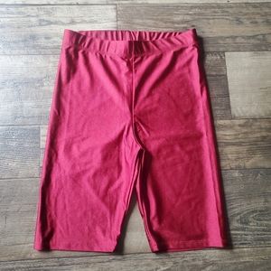 K TOO from NY by Dor L' Dor Shiny Red Bike Shorts